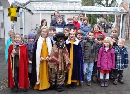 Sternsinger Gruppenfoto